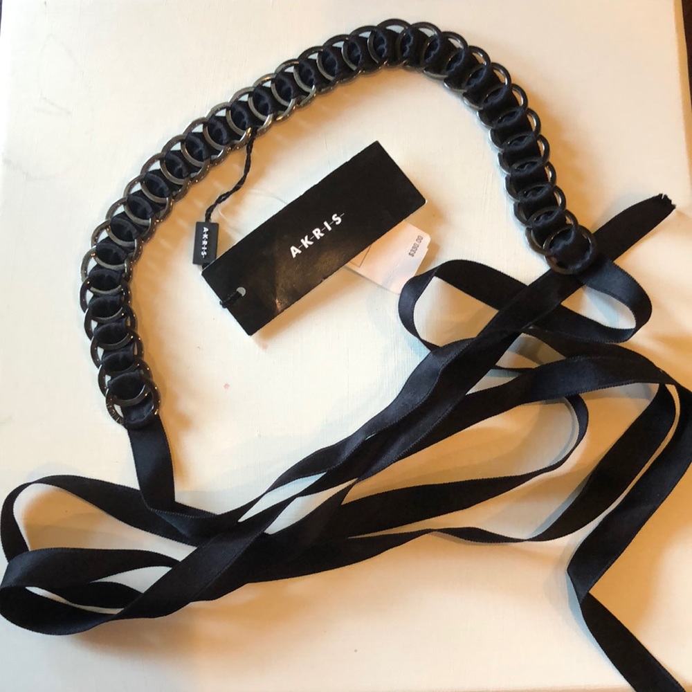AKRIS new black belt. New with tag!